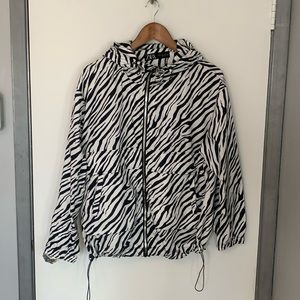 Zebra Print Wind Breaker